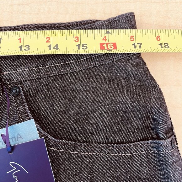 Gloria Vanderbilt Women's Classic Fit Brown Jeans Sz 14S Amanda Tapered Leg NWT - Picture 9 of 12